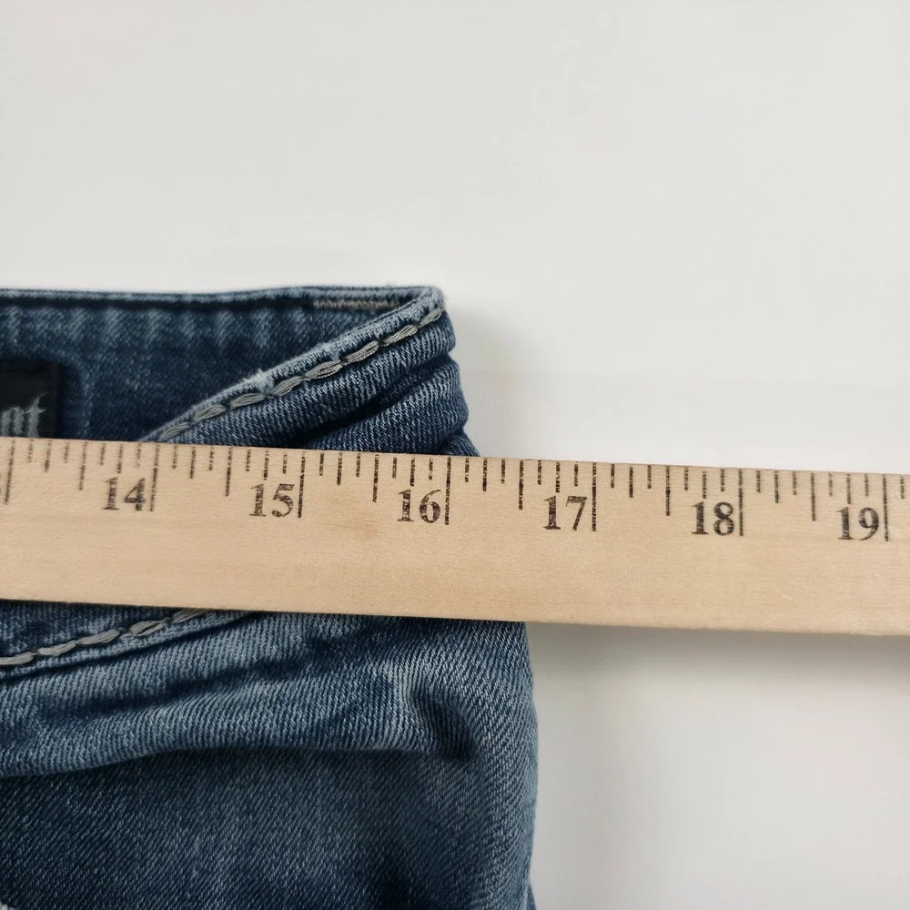 Rock 47 Wrangler Slim Bootcut Jeans Mens 32x30 Blue Medium Wash MRB47KB Western